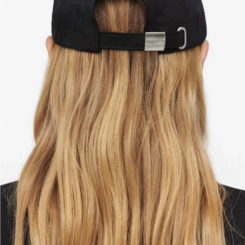 Anine Bing Baseball Cap in Washed Black - Picture 3 of 7